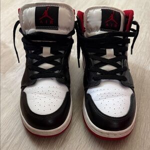 Kids' Black and Red Sneakers